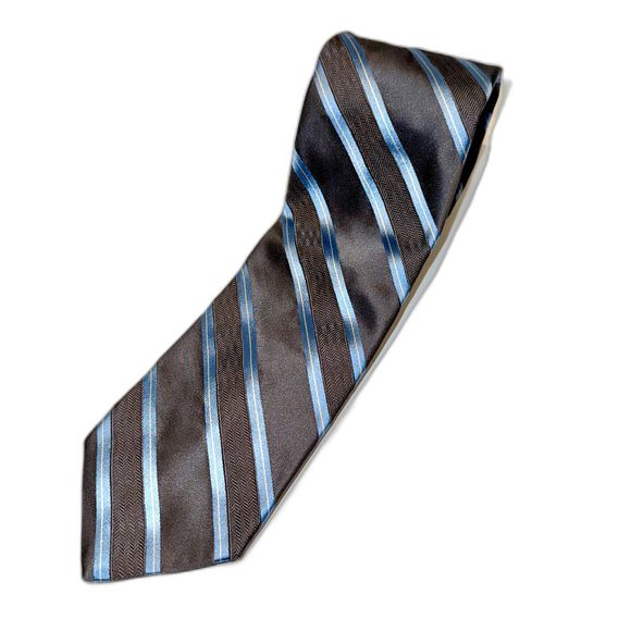 Brooks Brothers Other - Brooks Brothers Men's Silk Necktie in Grey and Blue